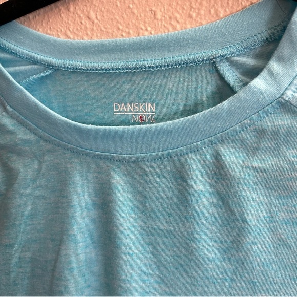 Danskin Light Blue 3/4 Sleeve Athletic Top - Picture 2 of 5